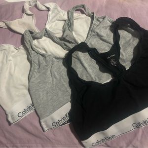 Calvin Klein bralettes